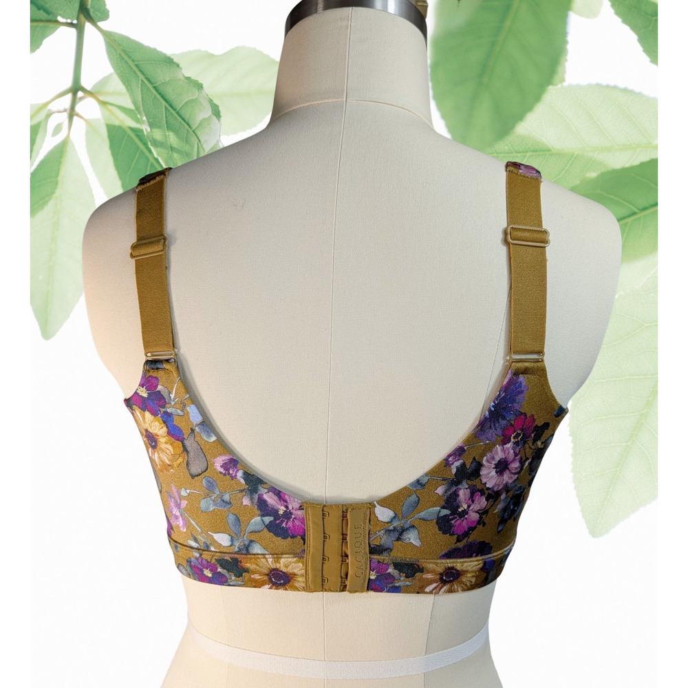 Cacique Floral Full Coverage Maximum Support Bra … - image 3